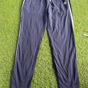Tracksmith Navy Athletic pants with White Trim